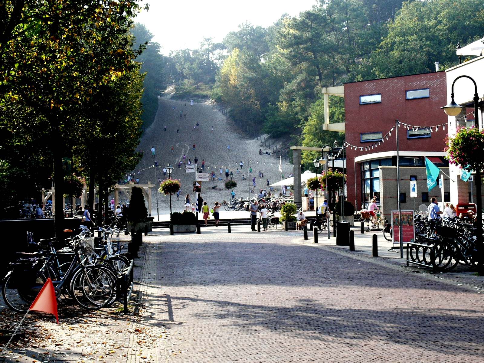 In Schoorl kommen die D�nen bis ins Zentrum